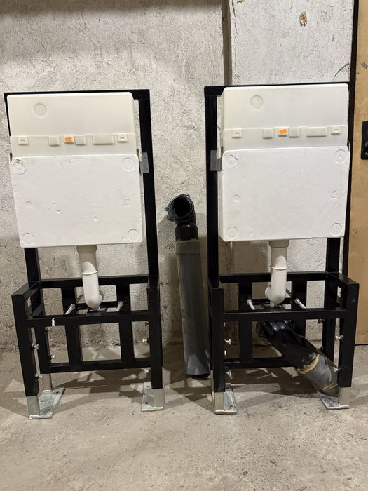 Свободностояща структура за вграждане за конзолна тоалетна