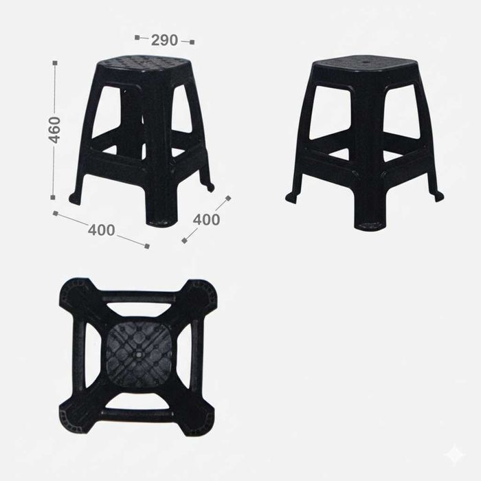 Табурет ТУЛИП пластиковый