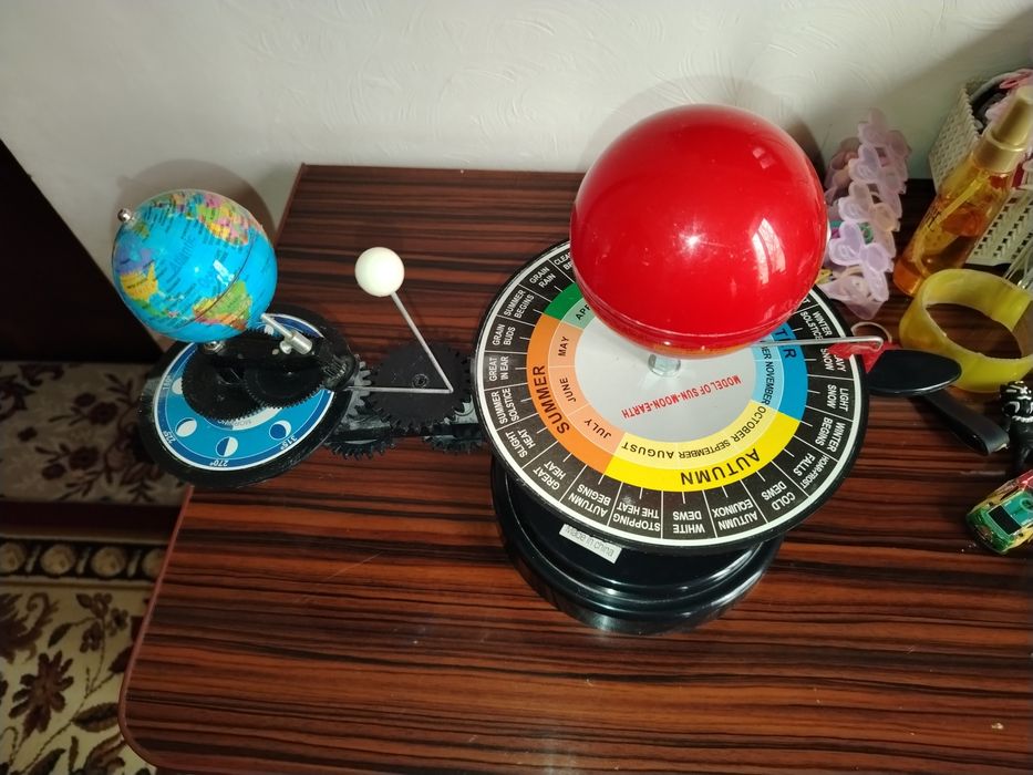 Теллурий куеш, ер ойни харакатланишини урганиш