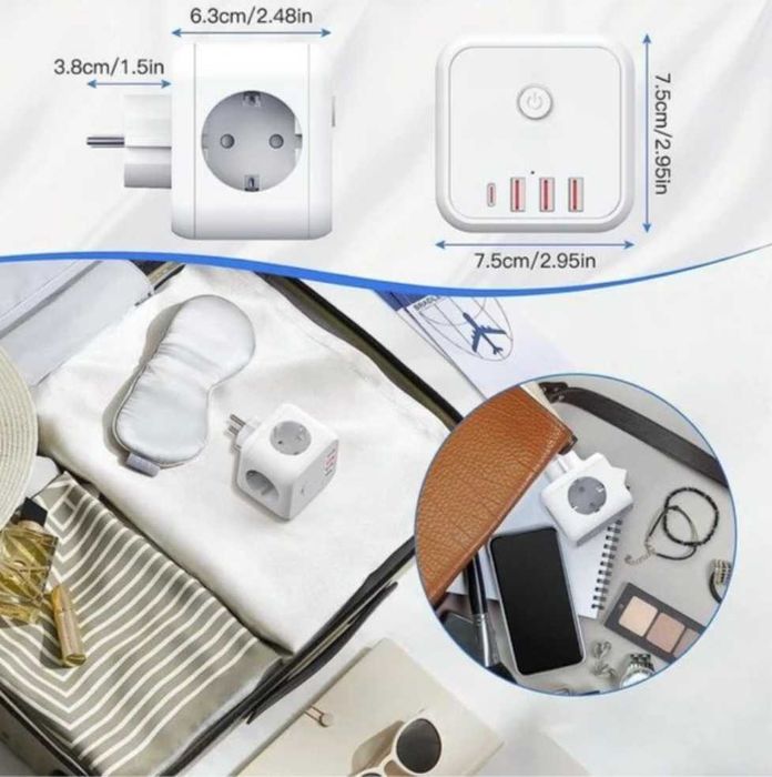 Новый Тройник переходник адаптер