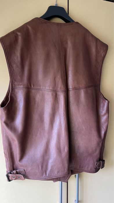 Vesta piele casual, marime L