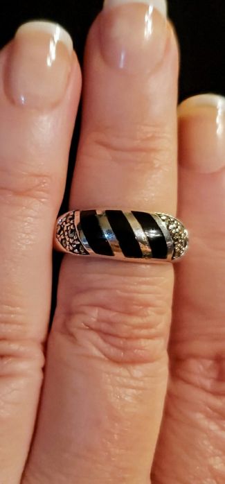 Винтажный комплект с ониксом