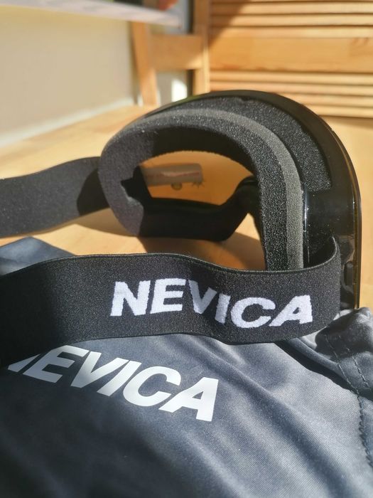Ochelari schi snowboard Nevica  noi, anti-fog, protecție UV 400, model OTG compatibili cu ochelari de vedere, pouch inclus