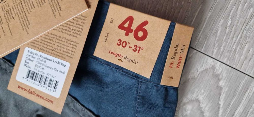Pantaloni Fjallraven masura 46 vidda pro vanatoare pescuit hiking tura