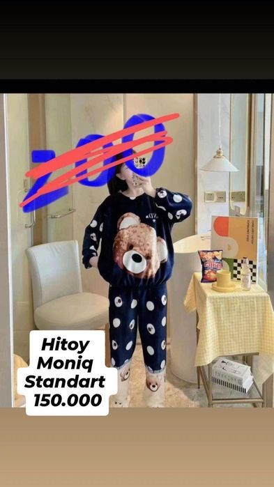 Hitoy pijama sotuvda