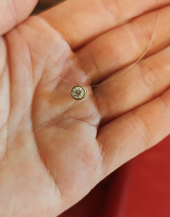 Lănțișor la baza gatului aur 14 k