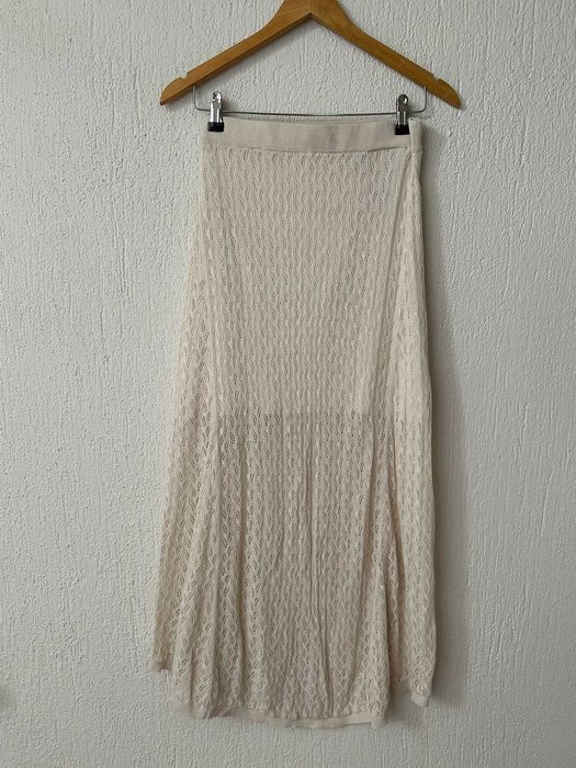 Дълга плетена пола Selected Femme