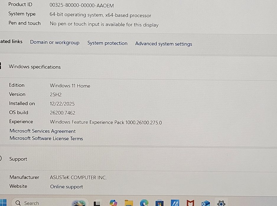 VivoBook Asus i7 10 th 16 GB RAM 512 GB SSD