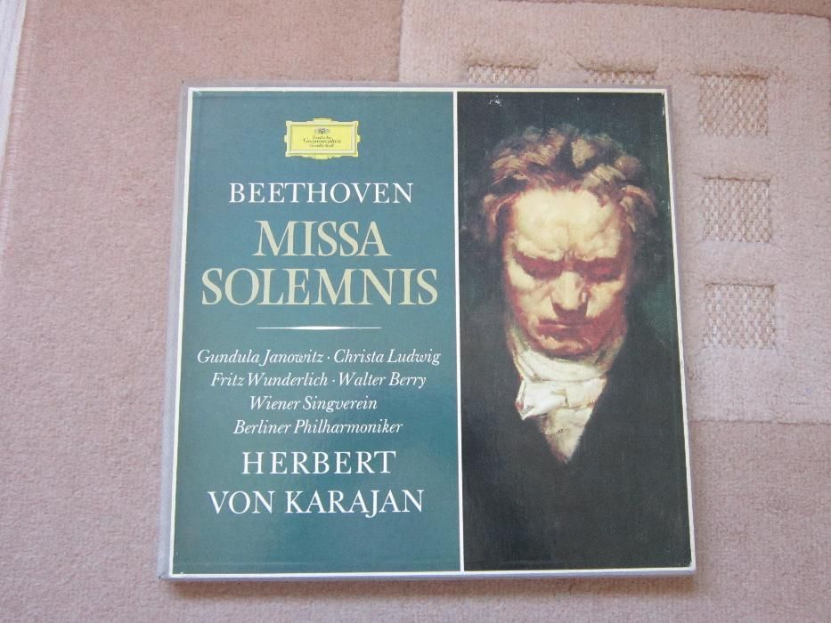 vinil rar Beethoven Missa Solemnis 1966 & Fidelio 1957 Karajan,Fricsay