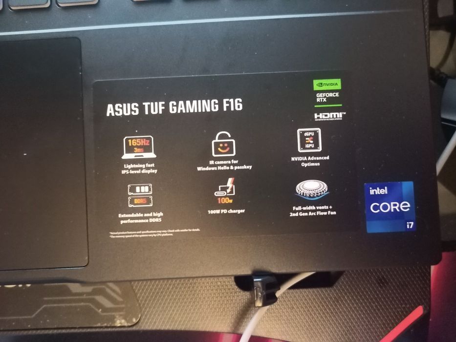 ASUS tuf gaming F16 2025г