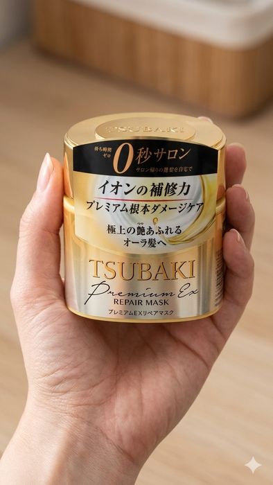 Mască Shiseido Tsubaki Premium Repair - Efect Salon "0 secunde" - adus