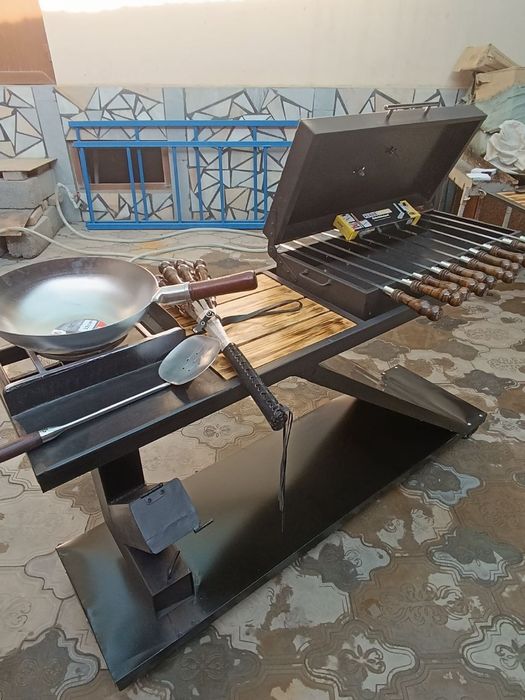 Продается мангалы учак казаны всё что нужно для летнего кухни