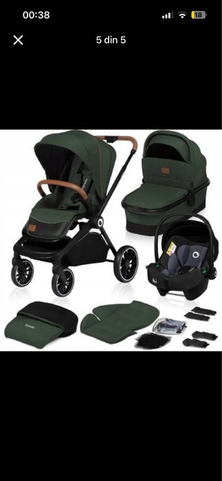Carucior bebe lionelo Mika