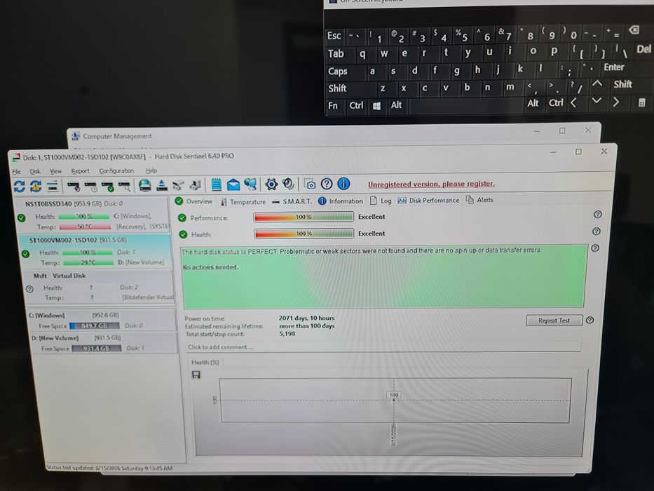 Recondiționare Hdd/Ssd