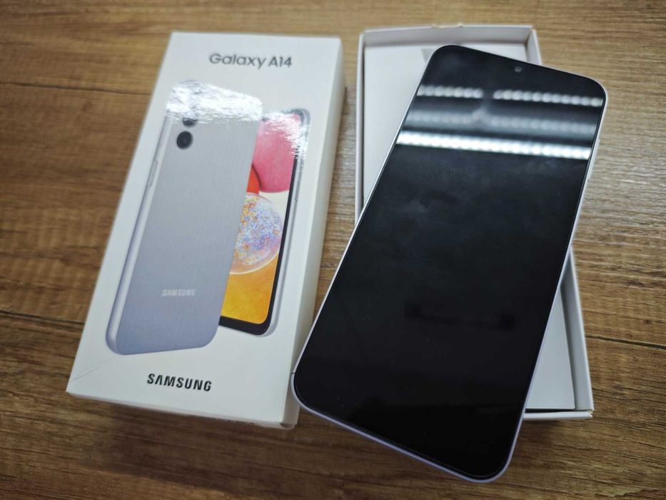 Samsung Galaxy A14 Silver – перфектно състояние, нов – 90€