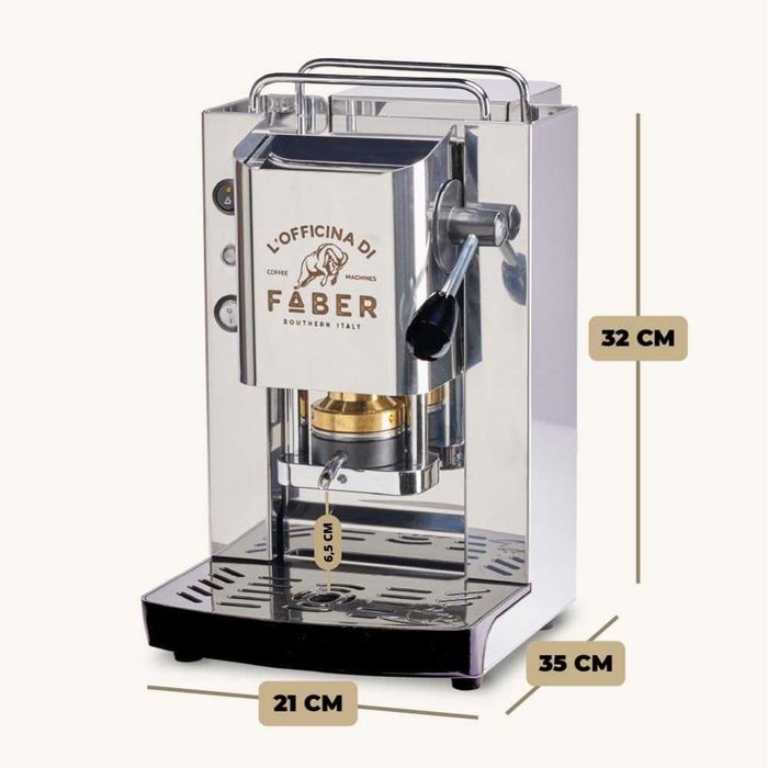 Кафемашина Faber pro total inox basic, 1.3L с монодози