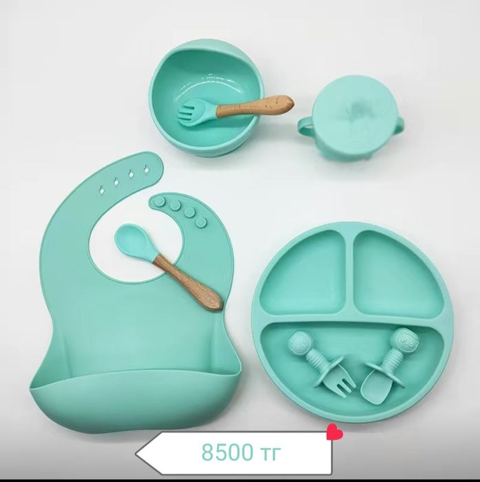 Силиконовая посуда для детей