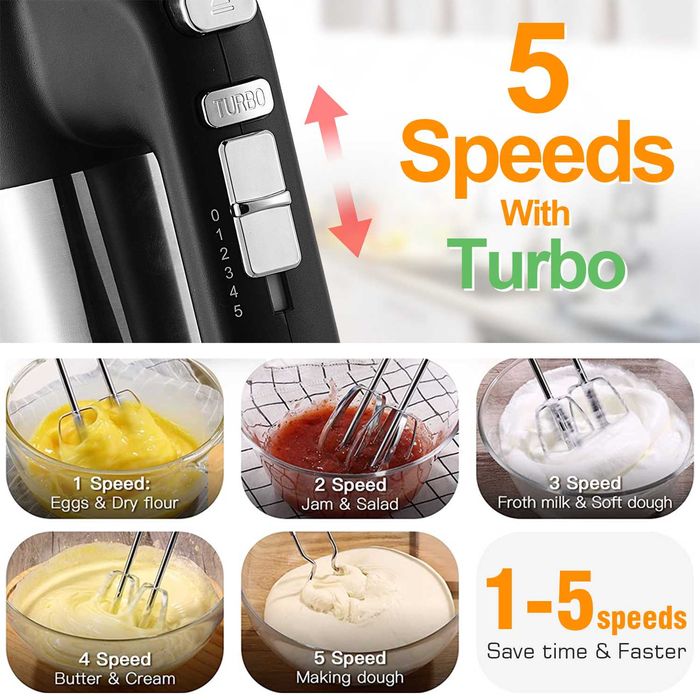 Многофункциональный МИКСЕР  Sonifer SF-7078 для теста, 500 Вт, 3в1 mi4