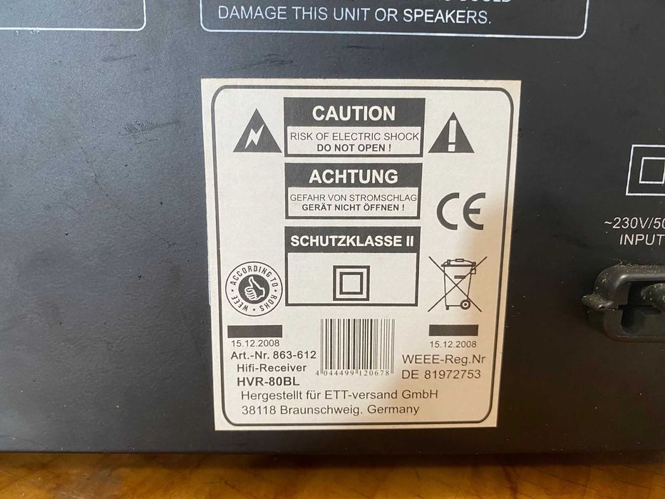 statie / amplificator mcvoice reverb hvr 80bl