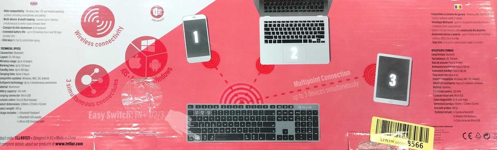 Tastatura Wireless TELLUR [#131370#]