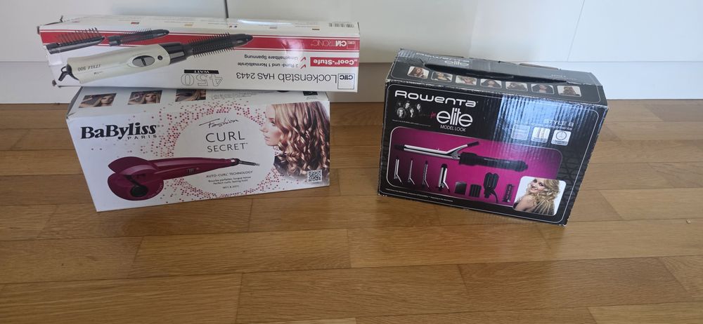 3 Маши за къдрици Babyliss, elite и за изправяне