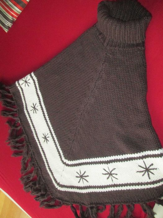 poncho maro dame L