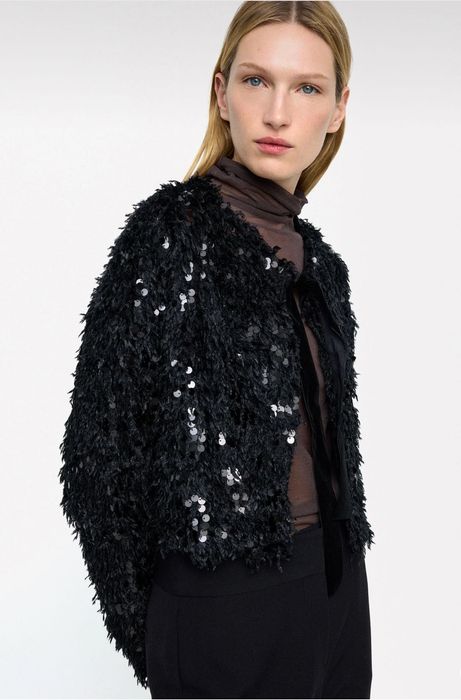 Жилетка с пайети PARFOIS