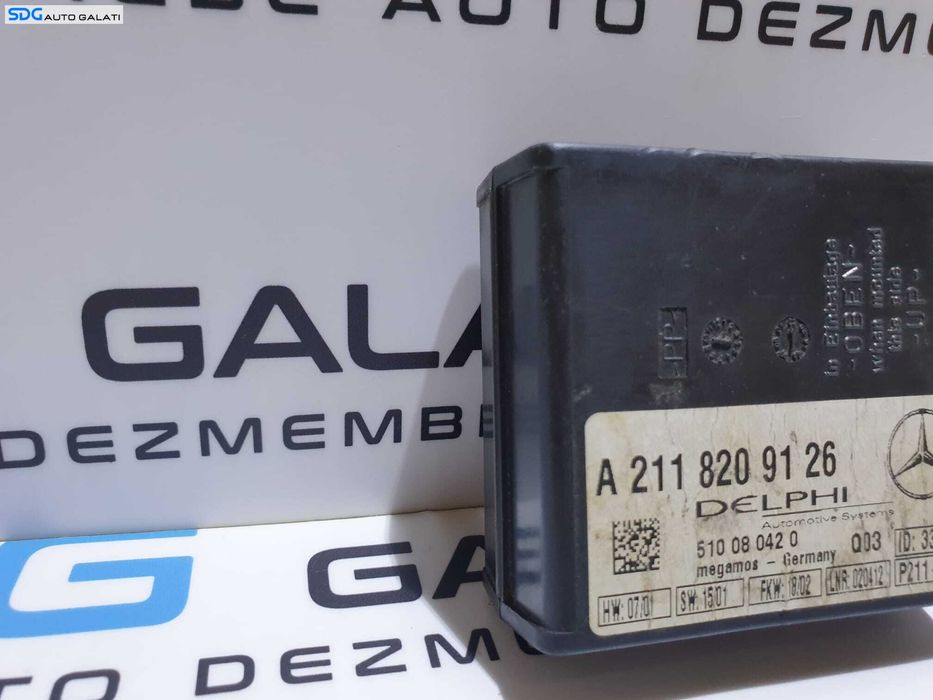 Unitate Modul Calculator Alarma Antifurt Mercedes Clasa C Class S203 2004 - 2007 Cod A2118209126 [LR0516]