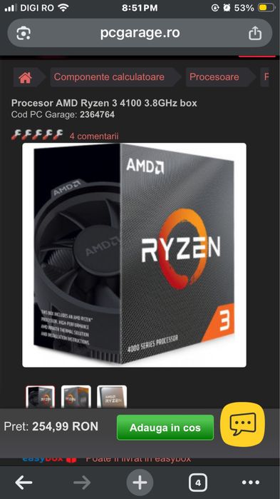 Procesor ryzen 3 4100
