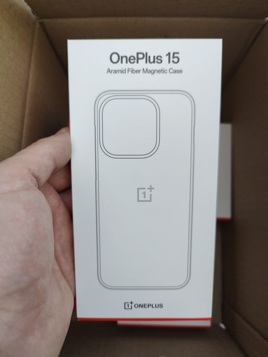 Husa, OnePlus Aramid Fiber Case pentru OnePlus 15, Negru-Rosu