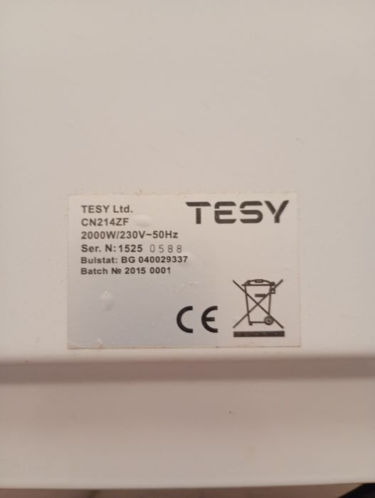 Конвектор Tesy 2000W