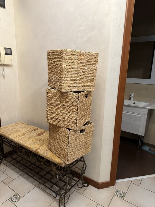 Корзины, органайзеры, коробки деревянные