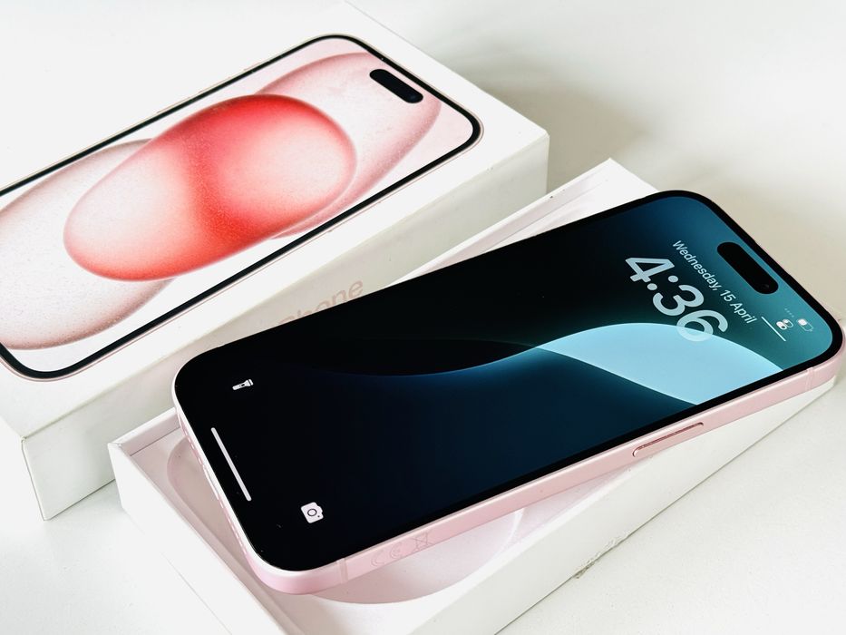 НОВ! Iphone 15 128GB Pink Гаранция 1 година