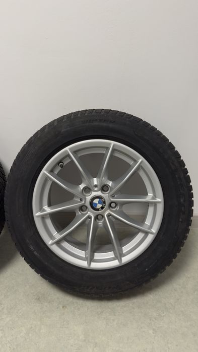 Jante BMW 16 5x112 + cauciucuri iarna Pirelli 205/60/16 Dot 2022/2019