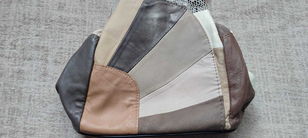 Rucsac/geanta de piele naturala