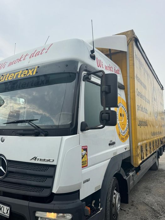 Vand mercedes Atego 818 euro 6 cabina dubla prelata lift perne variante