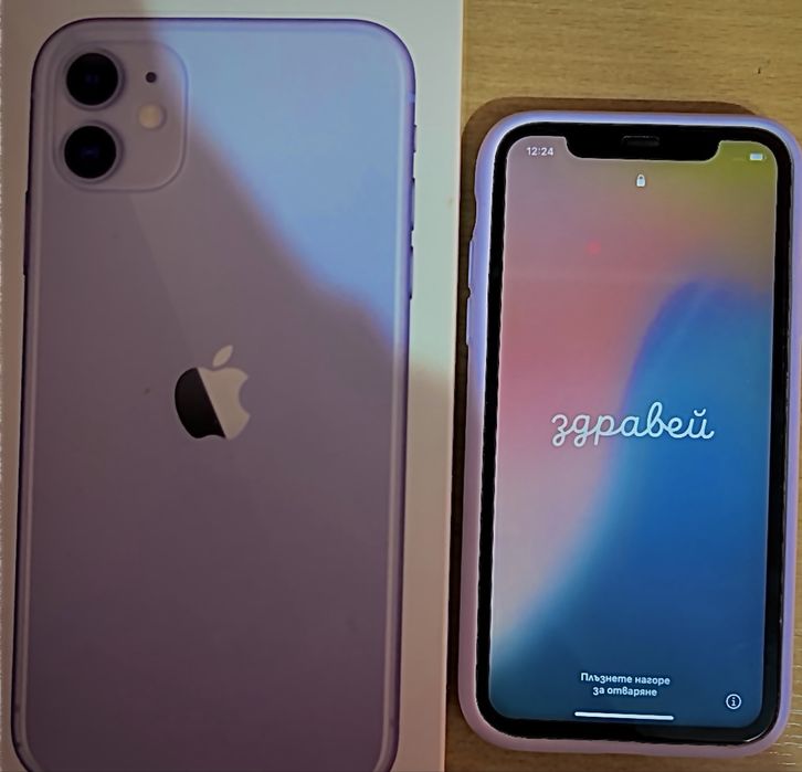 iPhone 11 – 64 GB  + зарядно и калъф