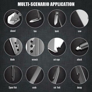 Стоманена сгъваема лопата 12в1