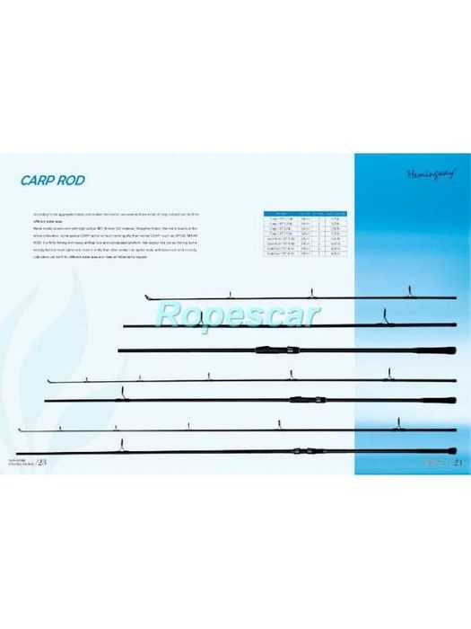 Set x 2 Lansete Hemingway Create 3,90 M/3,25 lbs.