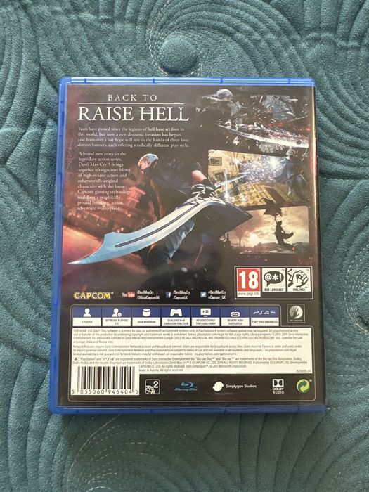 Devil May Cry 5 диск PS4