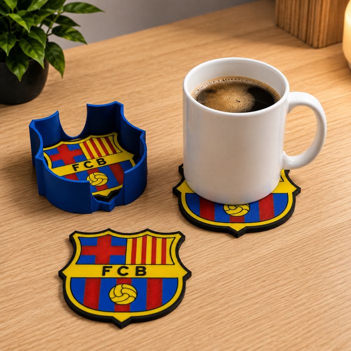 Suporturi cani si pahare FC Barcelona