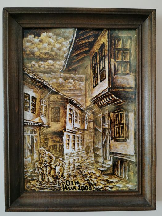 Картина върху платно Спомен от Трявна 2003 година