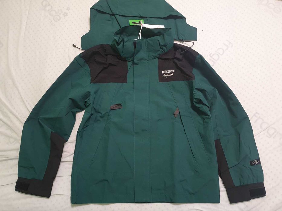 Яке ветроустойчиво есенно-зимно lee cooper маслено зелено размер М