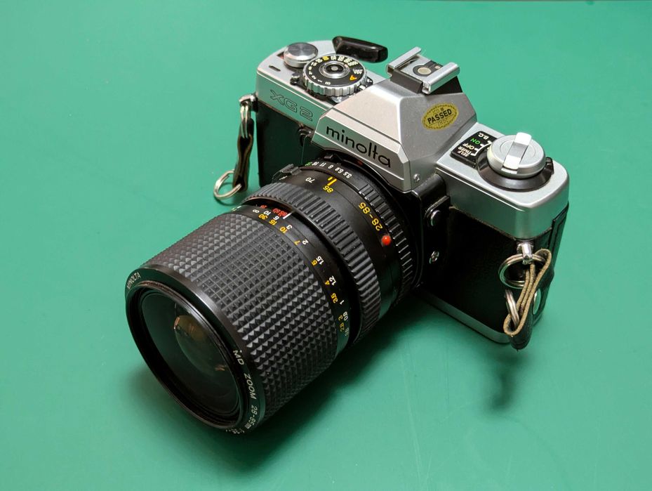 Vand aparat foto film Minolta XG2 Obiectiv 28-85 Macro Functional