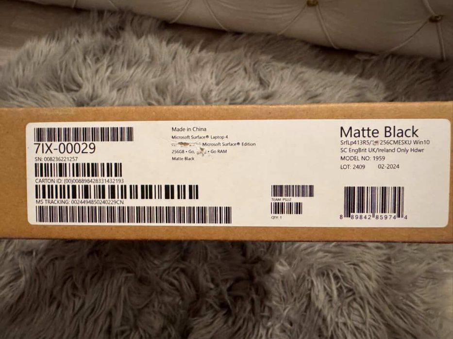 Laptop microsoft surface 4 i5 256gb