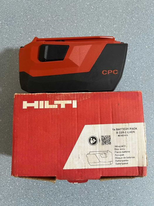 Hilti B22 8ah аккумулятор