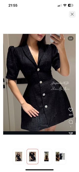 твидовый платье продаются размер S ка