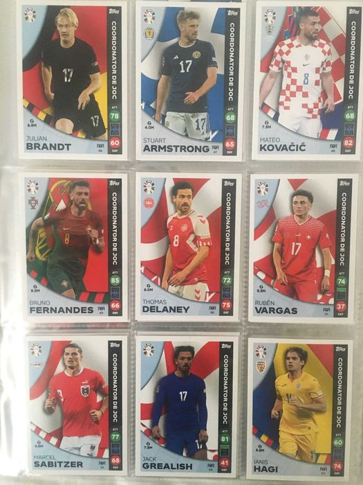 Cartonase Lidl Euro 2024 - serie completa 108 cartonase