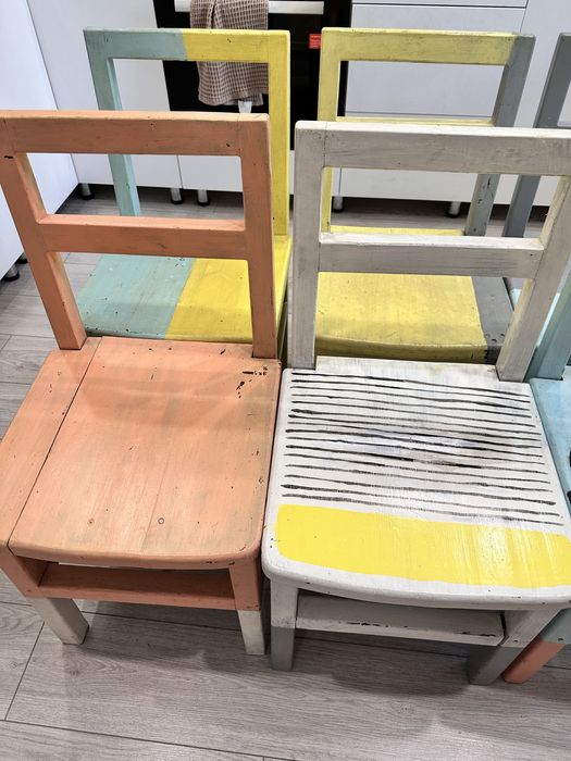 Стулья, авторская роспись