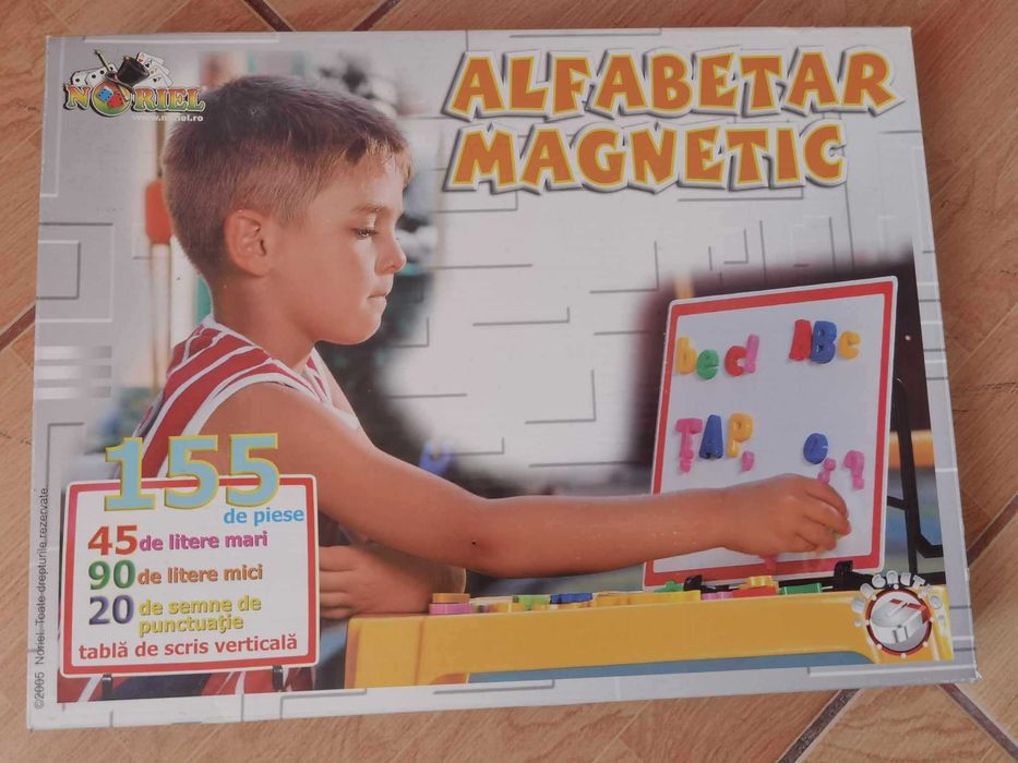 Alfabetar Magnetic , 155 piese, nou